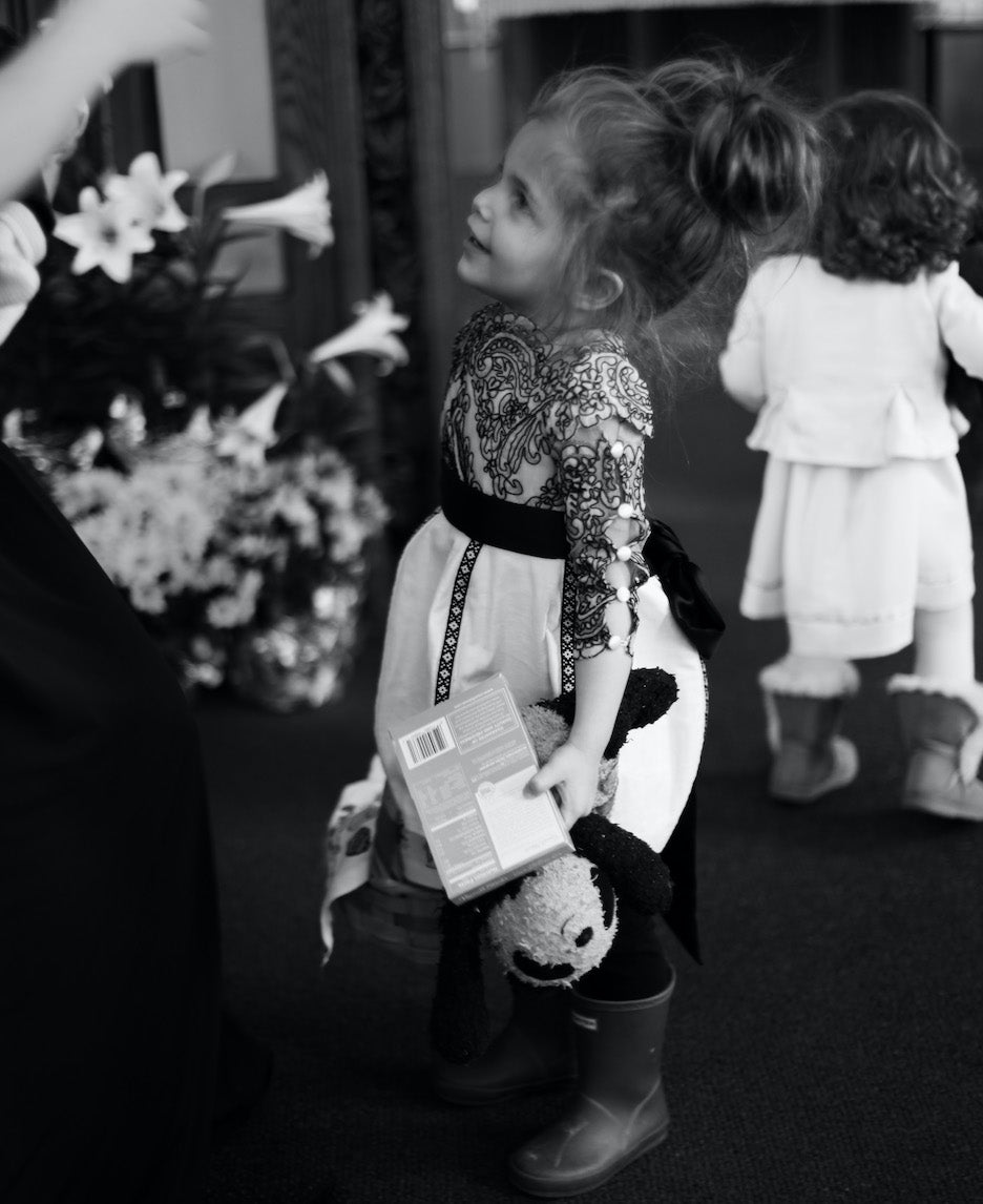 bubble Flower Girl Dress 