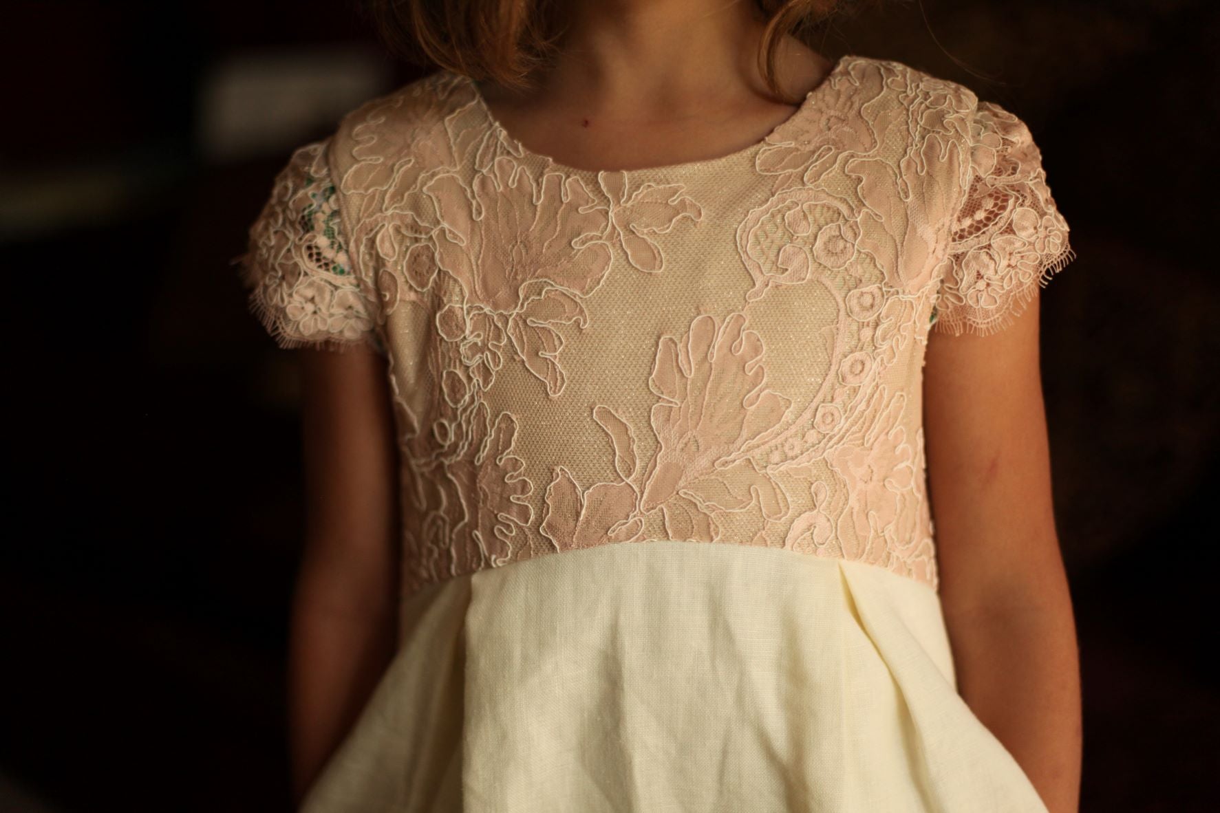 blush bat mitzvah dress
