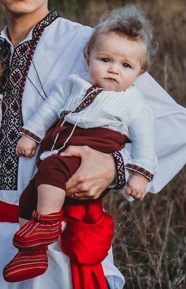 Boys Ukrainian Christening Gown 