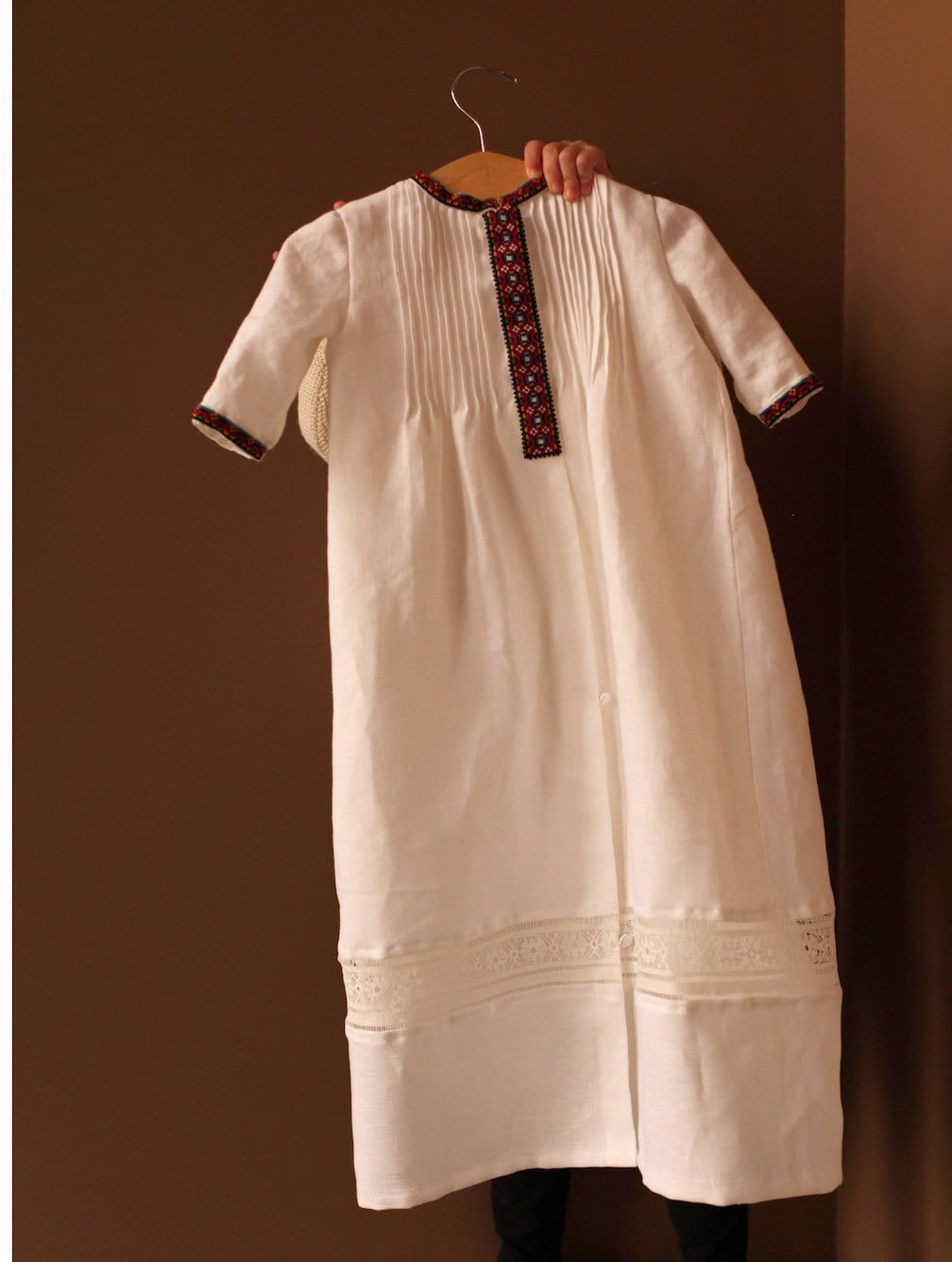Boys Ukrainian linen shirt