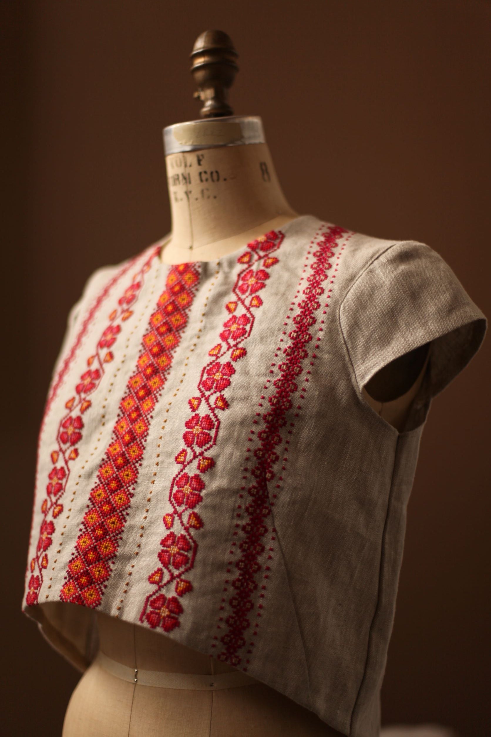 Ukrainian embroidered top
