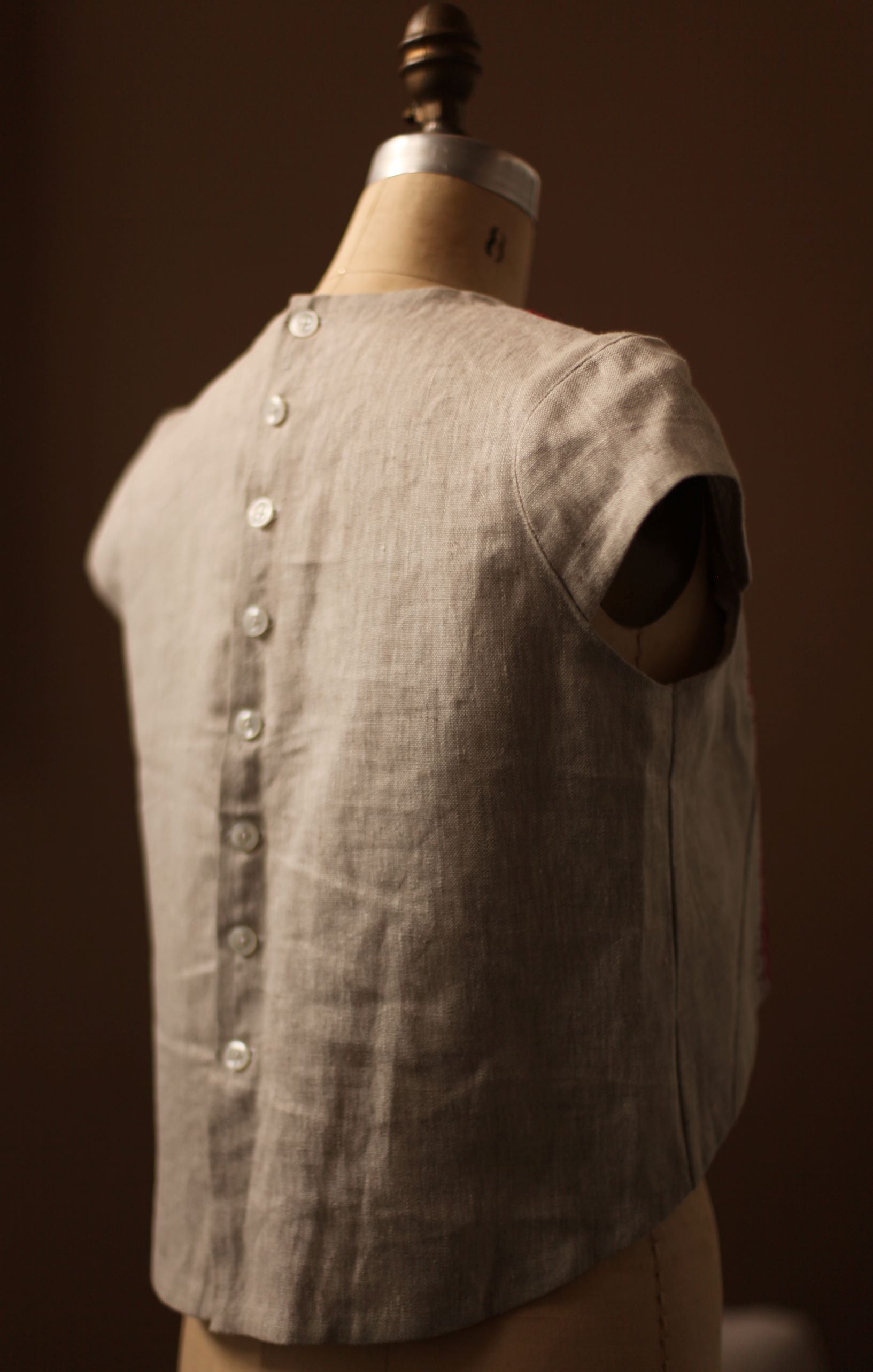 linen Ukrainian blouse