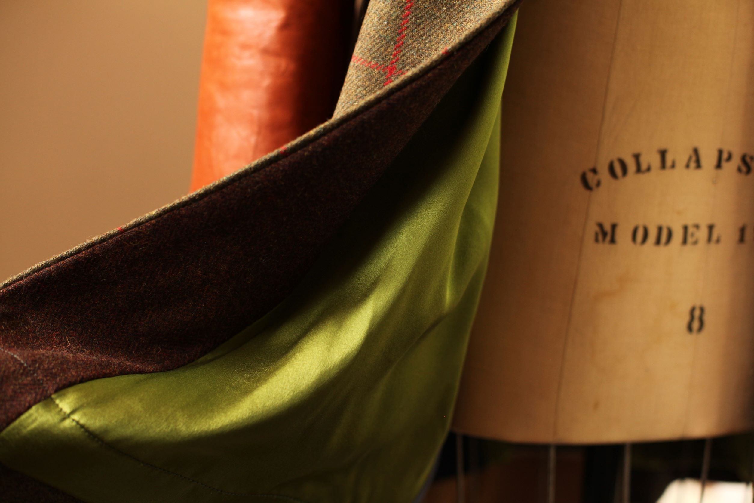 silk lined wool coat