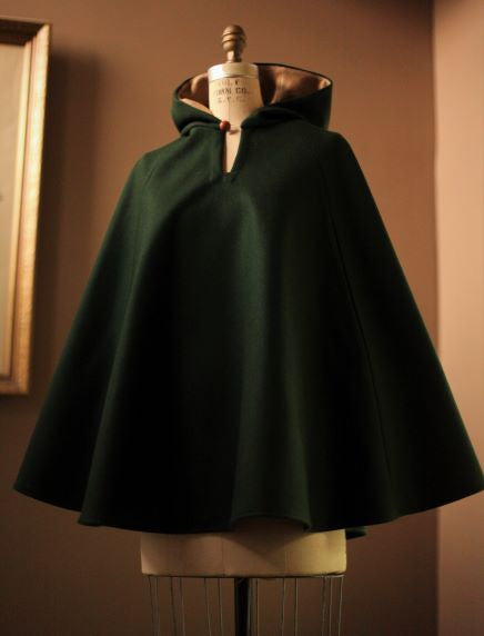 Wool Cape for Women with armholes