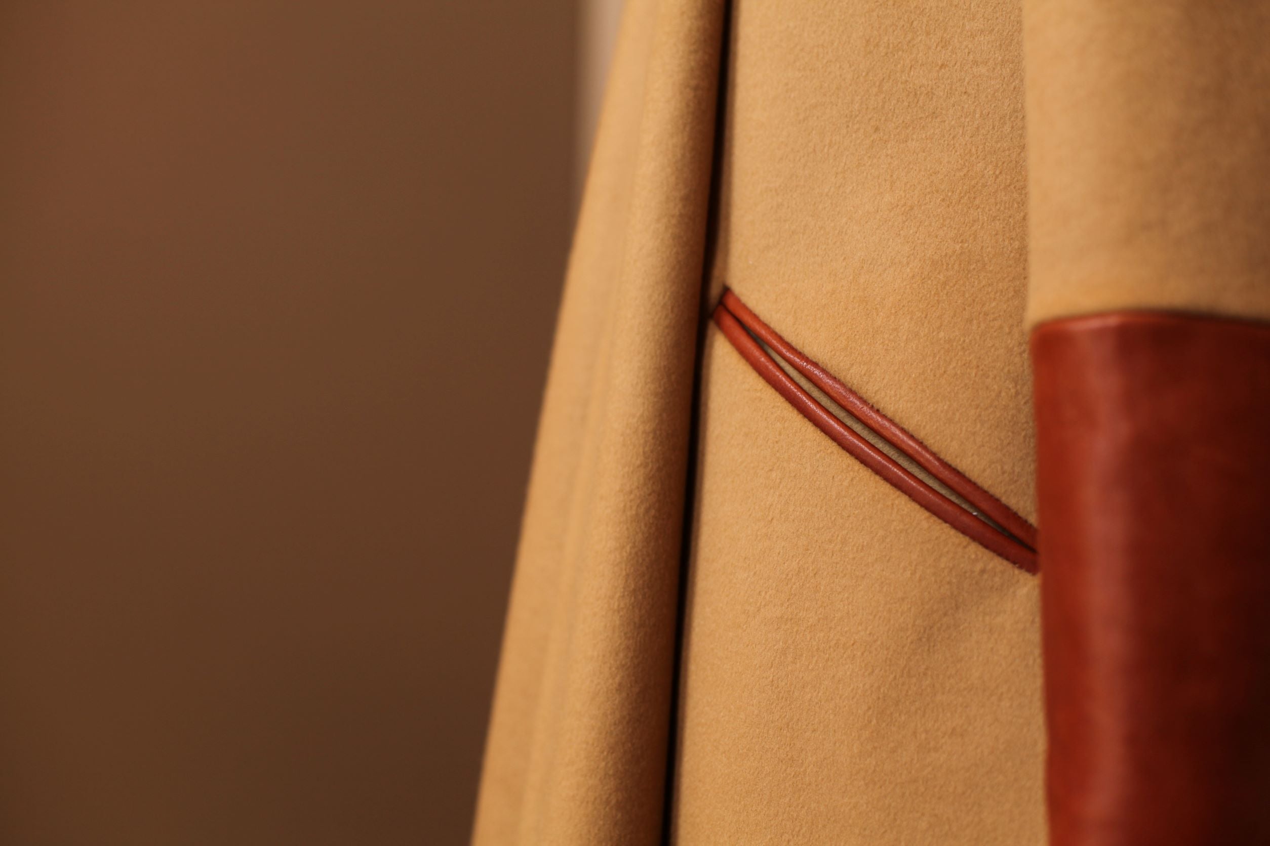 camel cognac leather jacket