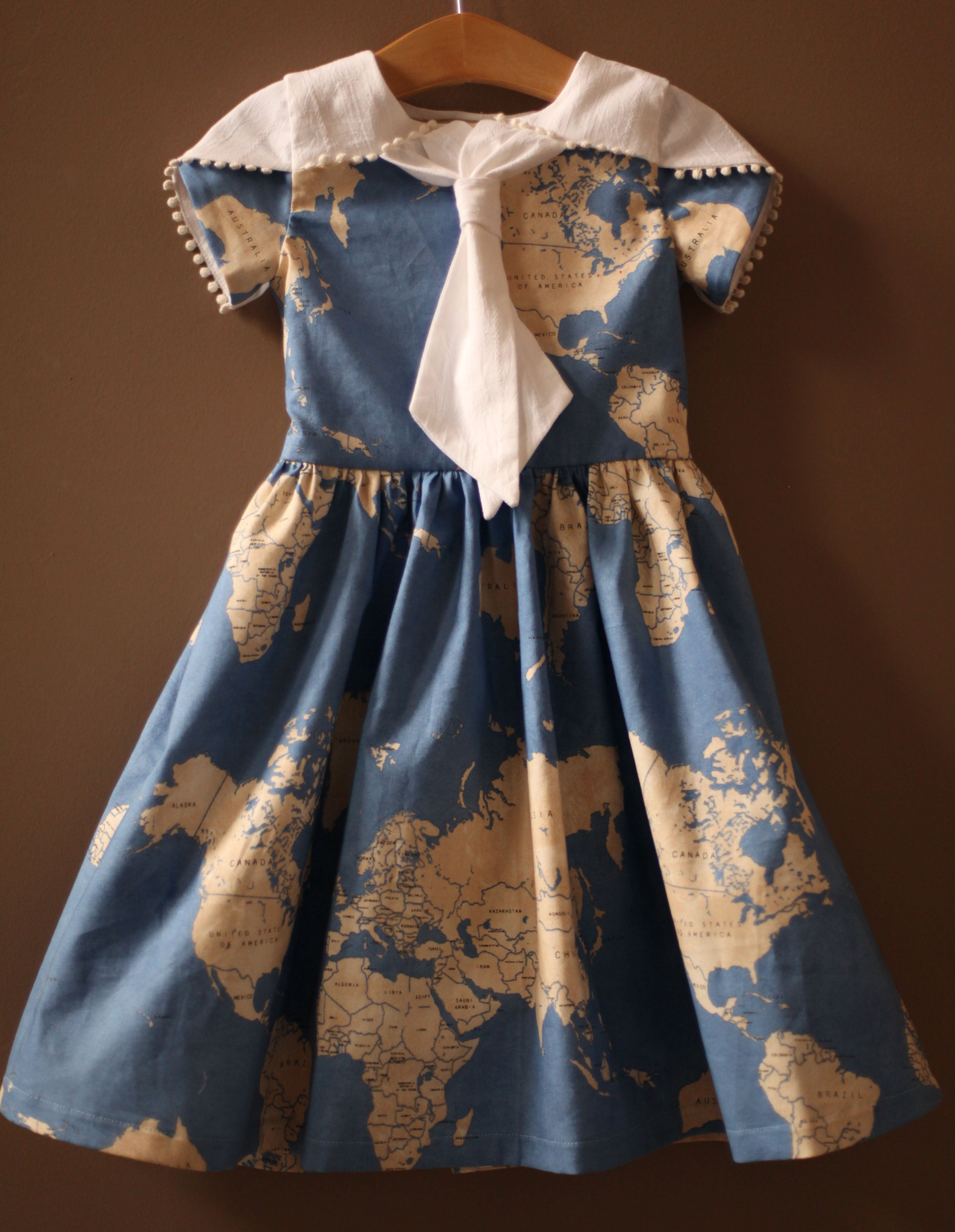world girls sailor dress